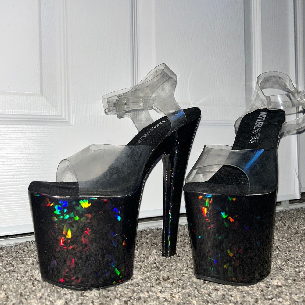 Hustler Extra 8 inch platform heels